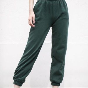 Green Brandy Melville Sweatpants